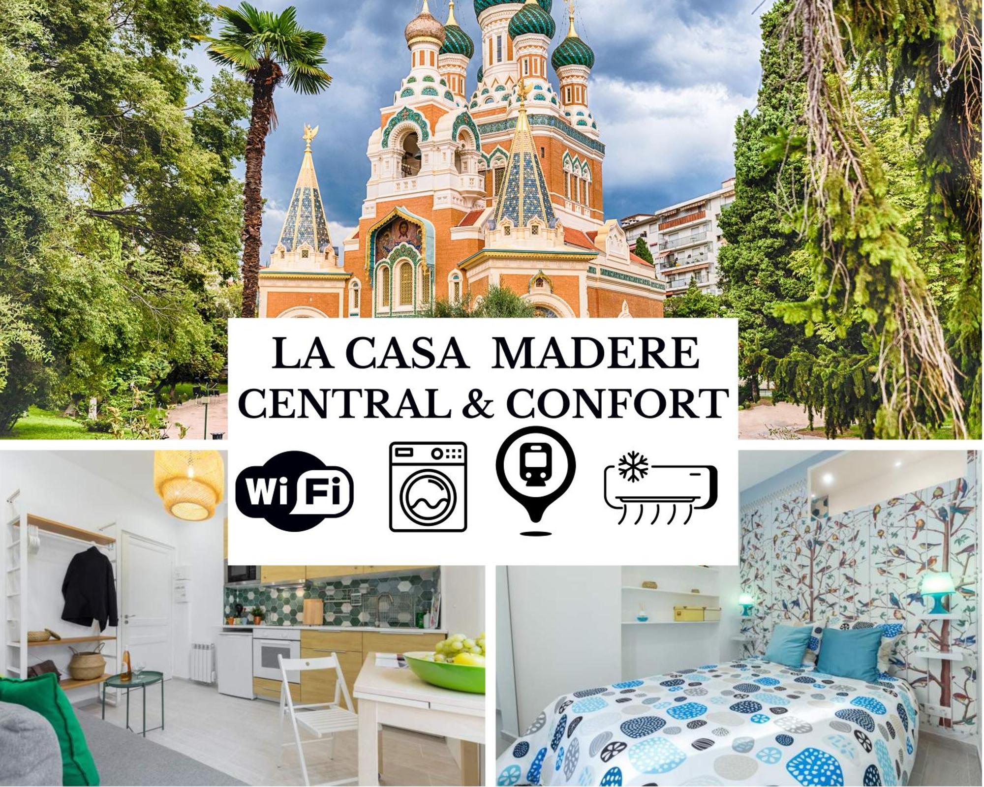 La Casa Madere- Centre Pres Gare - Wifi -confort Et Cosy Pres Des Transports En Communs * Nice